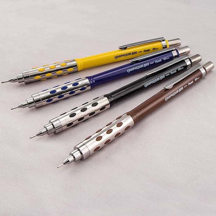 Pentel Graph Gear 800 Mechanical Drafting Pencil, 0.3mm, Brown Barrel with Lead (PG803LZBP) - Image 6