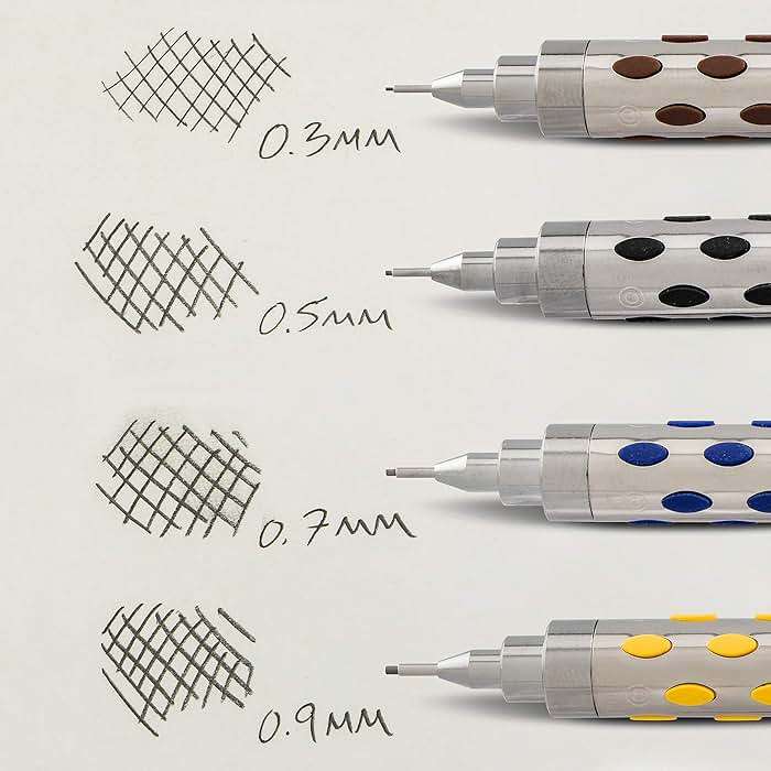 Pentel Graph Gear 800 Mechanical Drafting Pencil, 0.3mm, Brown Barrel with Lead (PG803LZBP) - Image 7