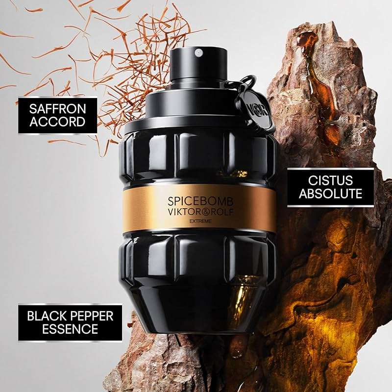 Viktor&Rolf - Spicebomb Extreme Eau de Parfum - Woody & Spicy - Cologne for Men - With Notes of Amber & Vanilla - Image 3