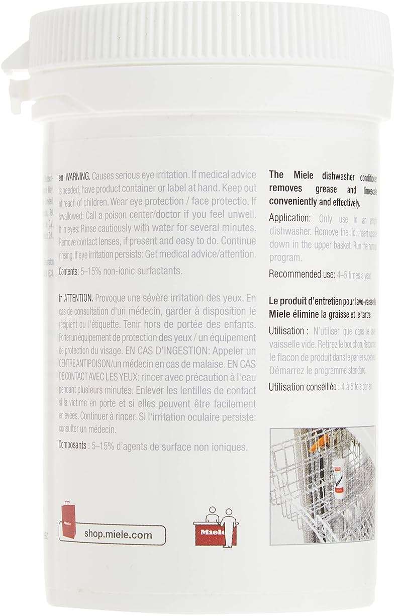 Miele DishClean Dishwasher Cleaner, Care Product for the Optimal Functioning of Dishwashers, Removing Odors and Limescale Deposits, 5.6 oz - Image 2