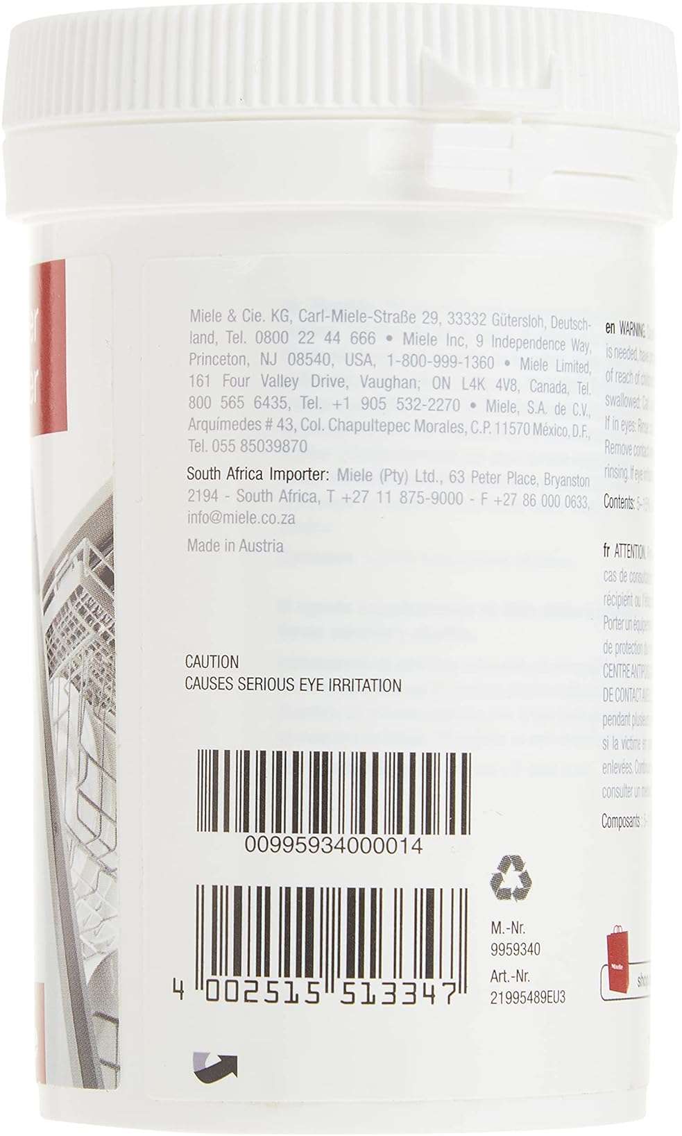 Miele DishClean Dishwasher Cleaner, Care Product for the Optimal Functioning of Dishwashers, Removing Odors and Limescale Deposits, 5.6 oz - Image 3