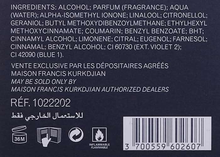 Maison Francis Kurkdjian Oud Satin Mood Eau De Parfum Spray, Vanilla Scented Amber Accord, 2.4 Fl Oz - Image 12