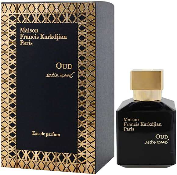 Maison Francis Kurkdjian Oud Satin Mood Eau De Parfum Spray, Vanilla Scented Amber Accord, 2.4 Fl Oz - Image 6