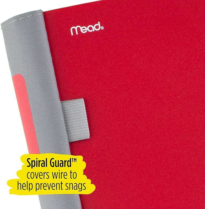 Five Star Advance Spiral Notebook, 5 Subject, College Ruled Paper, 200 Sheets, 11 x 8-1/2 inches, Teal (73152) - Image 6