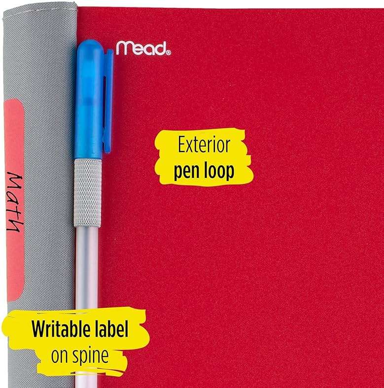Five Star Advance Spiral Notebook, 5 Subject, College Ruled Paper, 200 Sheets, 11 x 8-1/2 inches, Teal (73152) - Image 7