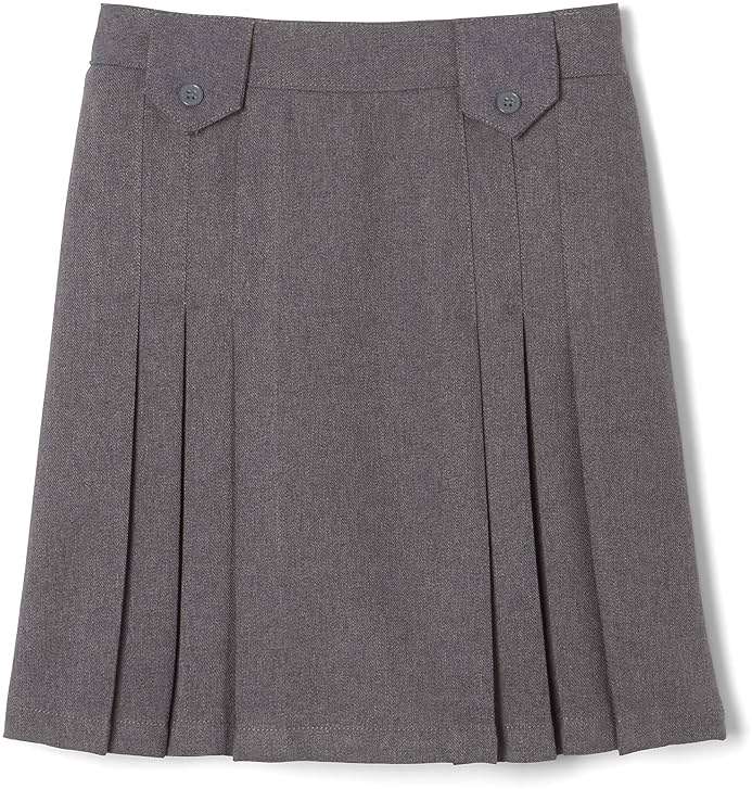 French Toast Big Girls' Front Pleated Skirt with Tabs - Image 1