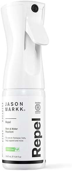 Jason Markk Shoe & Sneaker Protector Repel Spray, Water & Stain Repellent for Shoe and Sneaker Care, Non-Aerosol Footwear Protector Spray, Safe for Leather, Suede, Nubuck, Cotton, Knits, 5.4oz - Image 1