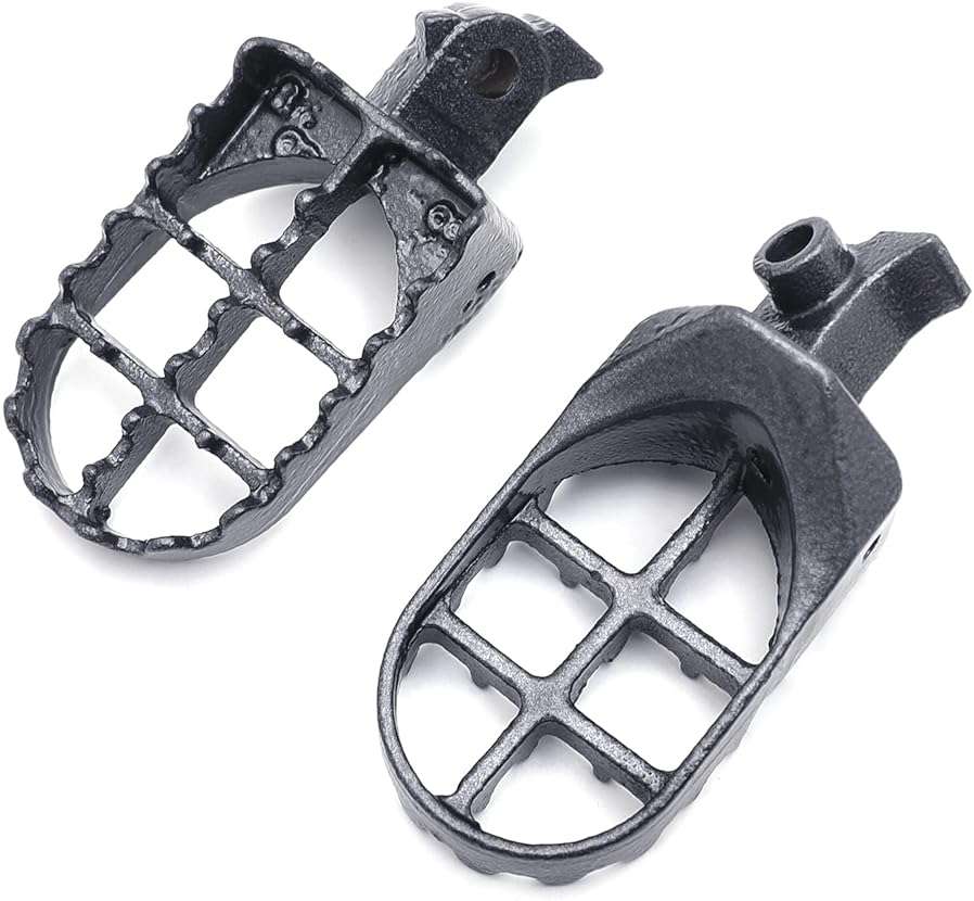 HTTMT MT216-008- Motorcycle Gunmetal Black Foot Pegs Compatible with CRF100F 50F 70F 80F 150R XR100R 50R 70R 80R Kawasaki KLR650 - Image 5