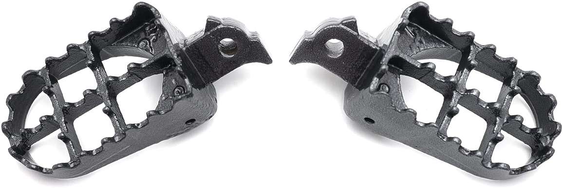 HTTMT MT216-008- Motorcycle Gunmetal Black Foot Pegs Compatible with CRF100F 50F 70F 80F 150R XR100R 50R 70R 80R Kawasaki KLR650 - Image 7