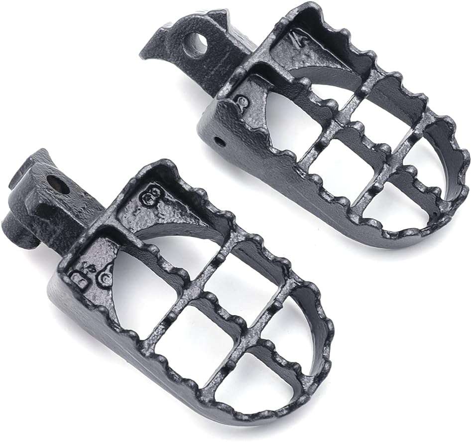 HTTMT MT216-008- Motorcycle Gunmetal Black Foot Pegs Compatible with CRF100F 50F 70F 80F 150R XR100R 50R 70R 80R Kawasaki KLR650 - Image 9