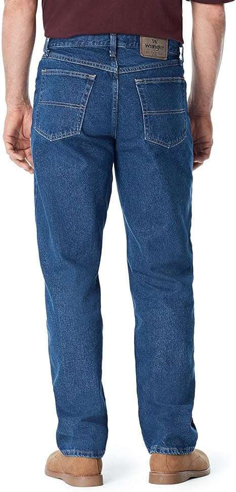 Wrangler Authentics Men's Classic 5-Pocket Relaxed Fit Cotton Jean - Image 3