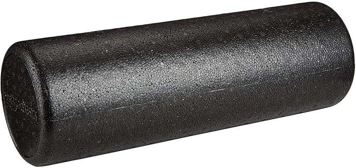 Amazon Basics High-Density Foam Roller for Exercise and Recovery, 18 Inches, Black - Image 1