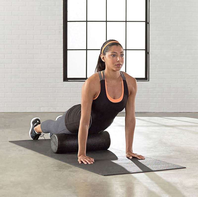 Amazon Basics High-Density Foam Roller for Exercise and Recovery, 18 Inches, Black - Image 6