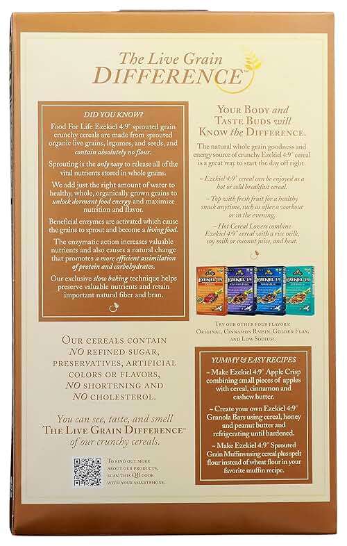 Food for Life Organic Almond Cereal, 16 OZ - Image 4