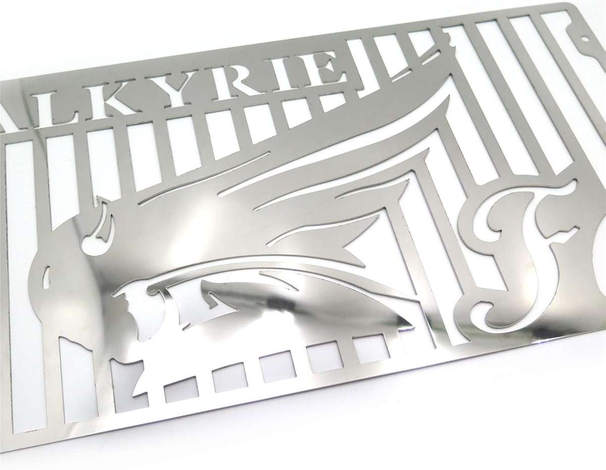 HTTMT MT298-01 Stainless Radiator Grille Guard Cover Protector Compatible with Valkyrie GL1500 chrome - Image 5