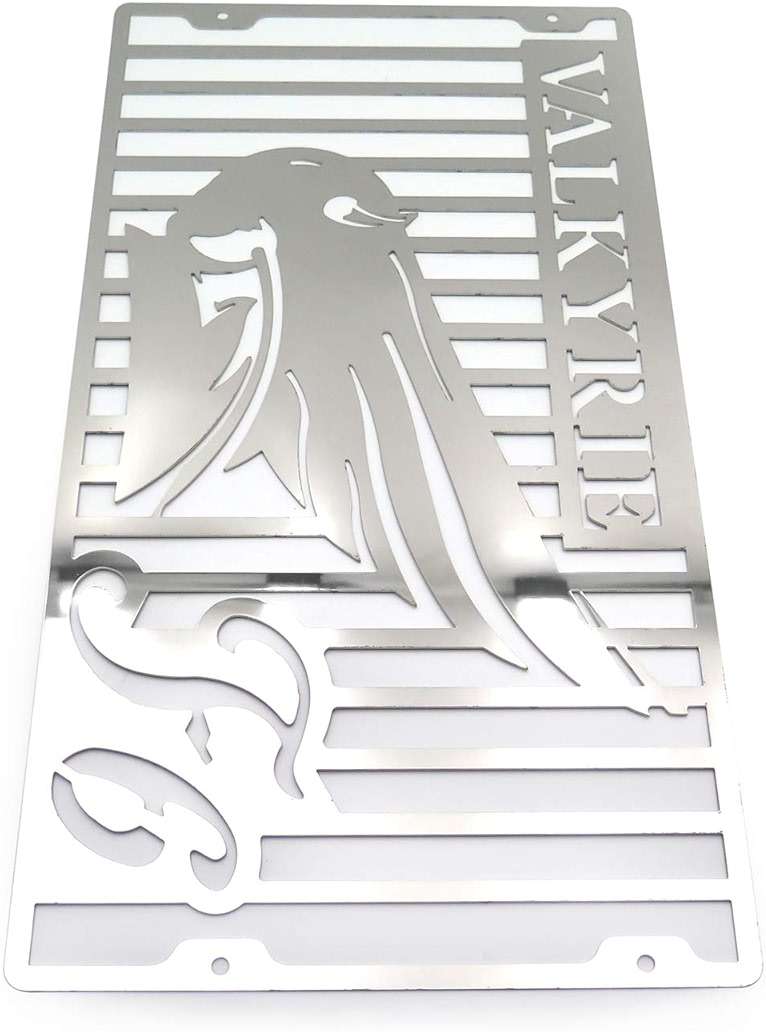 HTTMT MT298-01 Stainless Radiator Grille Guard Cover Protector Compatible with Valkyrie GL1500 chrome - Image 6