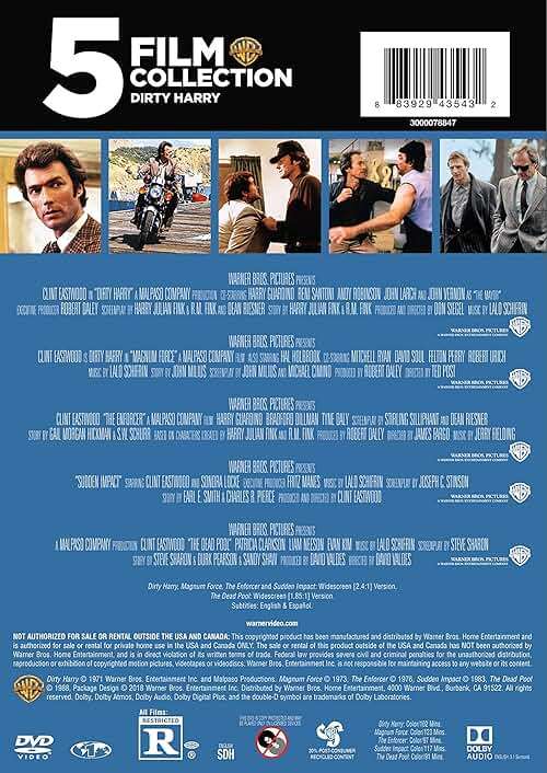 5 Film Collection Dirty Harry (DVD) - Image 4