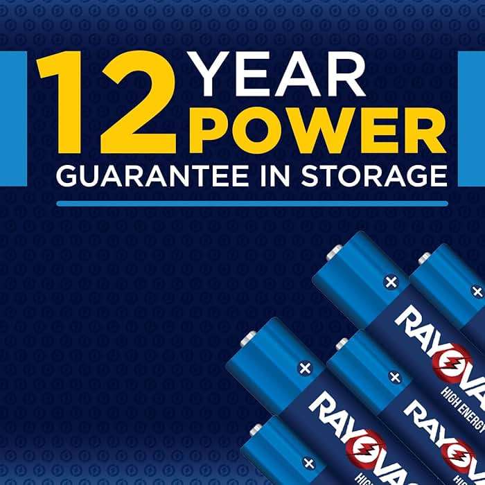 Rayovac High Energy AAA Batteries (60 Pack), Alkaline Triple A Batteries - Image 3