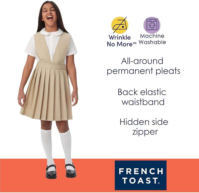French Toast Girls' V-Neck Jumper - Image 4