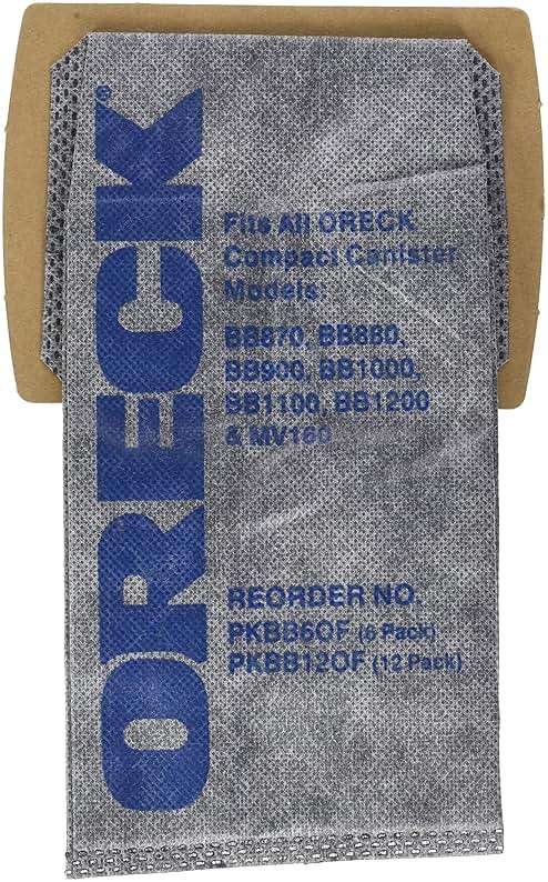Oreck Buster B Charcoal Bags (Pack of 12) - Image 1