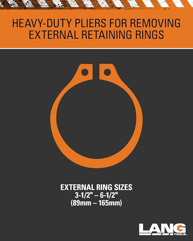 Lang Tools 1486 Heavy Duty External Retaining Ring Pliers - Image 5