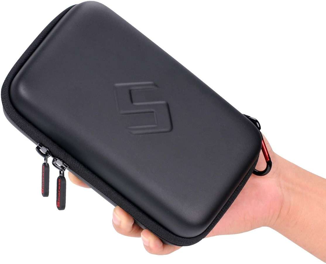 Smatree Carrying Case for Nintendo 3DS XL/2DS XL, Hard Protective Shell Travel Case for Nintendo New 3DS - Super NES Edition - Black/Red - Image 6