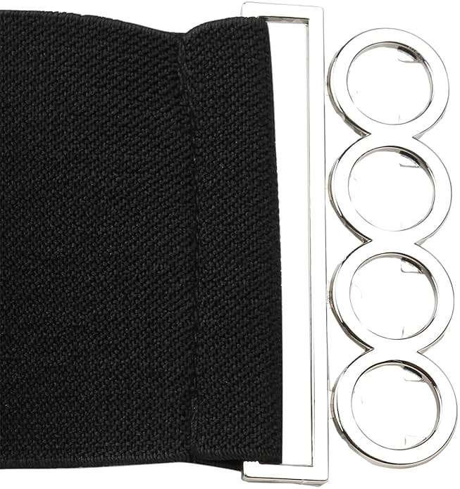 Modeway Women's Wide Stretch Belts Retro Fashion Elastic Cinch Corset Waist Belt For Dresses - Image 5