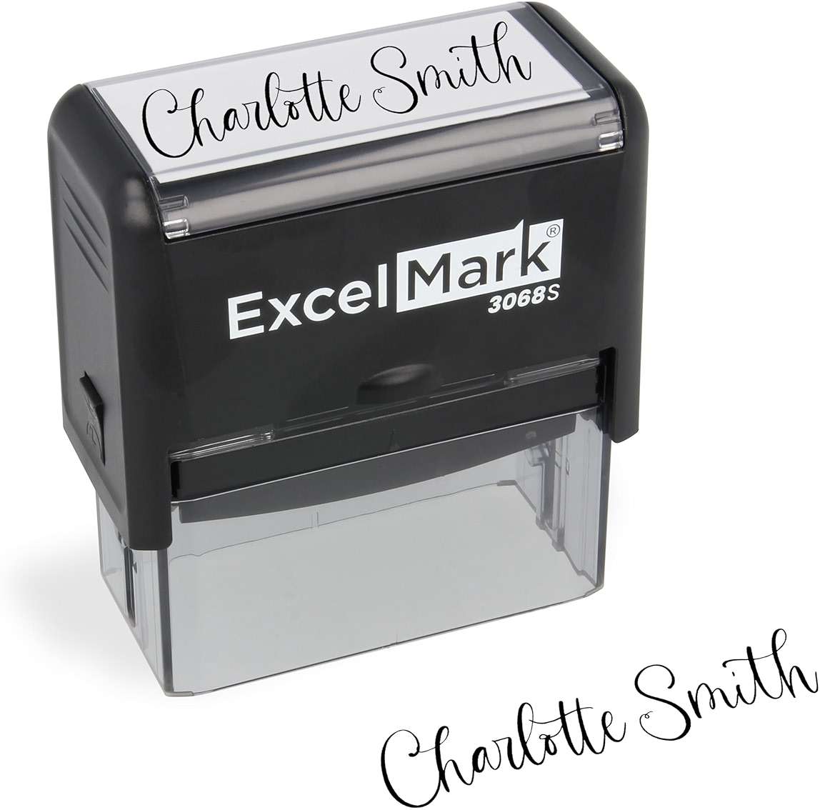 ExcelMark Custom Signature Stamp - Self Inking - Extra Large - Image 1