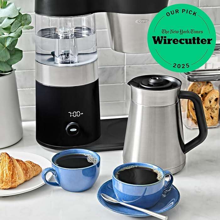 OXO Brew 9-Cup Coffee Maker – Stainless Steel, Programmable Coffee Machine with Single Serve or Full Carafe Options, SCA Certified Home Brewer - Image 2