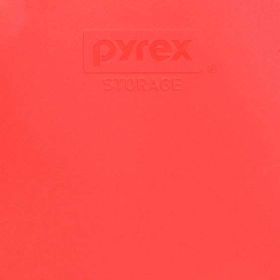 Pyrex 7200-PC 2-Cup Red Food Storage Replacement Lid (2-Pack) - Made in USA - Image 2