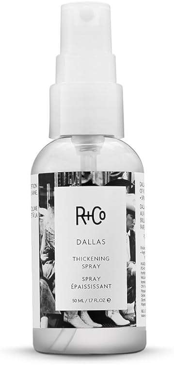 R+Co Dallas Hair Thickening Spray | Volumizing & Texturizing Spray for All Lengths | Adds Volume, Body & Shine | Perfect for Blowouts, Curling Irons & Roller Sets - Image 1