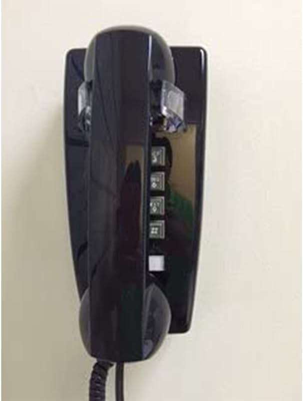 Single Line Classic 2554 Wall Phone with Loud Ringer and Handset Volume Control, Black - Wall Mount Jack Required - Image 9