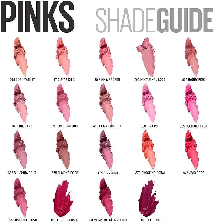Maybelline Color Sensational Lipstick, Lip Makeup, Matte Finish, Hydrating Lipstick, Nude, Pink, Red, Plum Lip Color, Blushing Pout, 0.15 oz; (Packaging May Vary) - Image 6