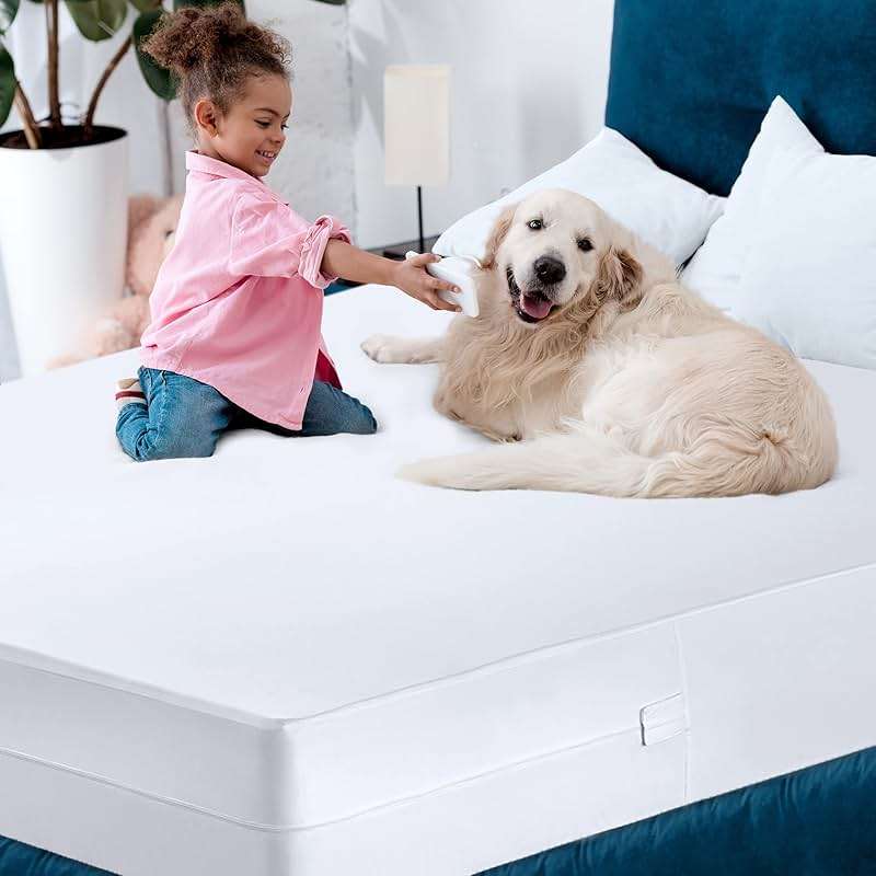 Utopia Bedding Mattress Protector Zippered Twin XL Size, 100% Waterproof Bed Bug and Dust Mite Proof Mattress Encasement, Absorbent 6 Sided Mattress Cover - Image 2