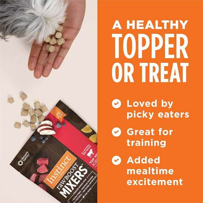 Instinct RawBoost Mixers, Freeze Dried Dog Food Topper, Grain-Free Recipe - All Natural Beef, 6 oz. Bag - Image 6