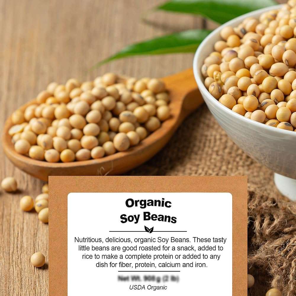 Be Still Farms Organic Soybeans Bulk (4.8 lb) - Soy Beans Dry - aka Soya Nuts Great for Edamame, Soy Milk, Tofu - High in Protein Fiber | USA Grown | USDA Certified | Vegan | Non-GMO | Gluten Free - Image 5
