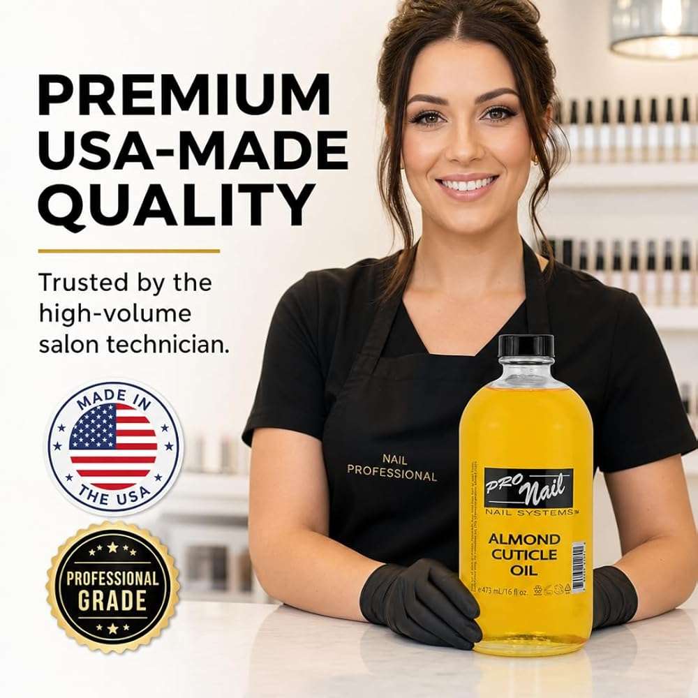 PRONAIL Cuticle Revitalizing Oil – 6-Botanical Blend with Squalene & Avocado Oil | Sulfate-Free, Alcohol-Free, Cruelty-Free Manicure Prep & Nail Treatment | Professional & At-Home Use | 16 oz - Image 7