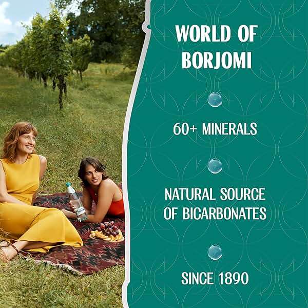 BORJOMI Sparkling Mineral Water with Natural Minerals - Crisp and Bold Taste - PET Bottles - 25.3 oz, Bottled Water 6 Pack - Image 4