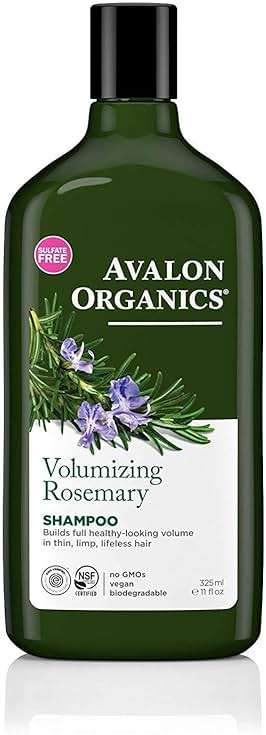 Avalon Organics Shampoo, Volumizing Rosemary, 11 Oz - Image 1