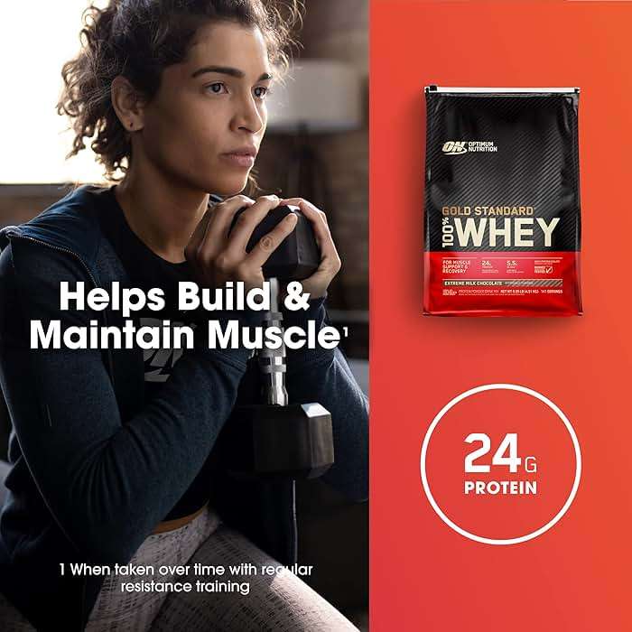 Optimum Nutrition Gold Standard 100% Whey Protein Powder, Extreme Milk Chocolate, 10 Pound (Packaging May Vary) - Image 5