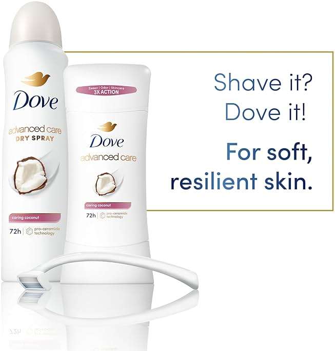 Dove Advanced Care Antiperspirant Caring Coconut, 2 Count Deodorant Stick for Women, for 48 Hour Protection And Soft And Comfortable Underarms, 2.6 oz - Image 6
