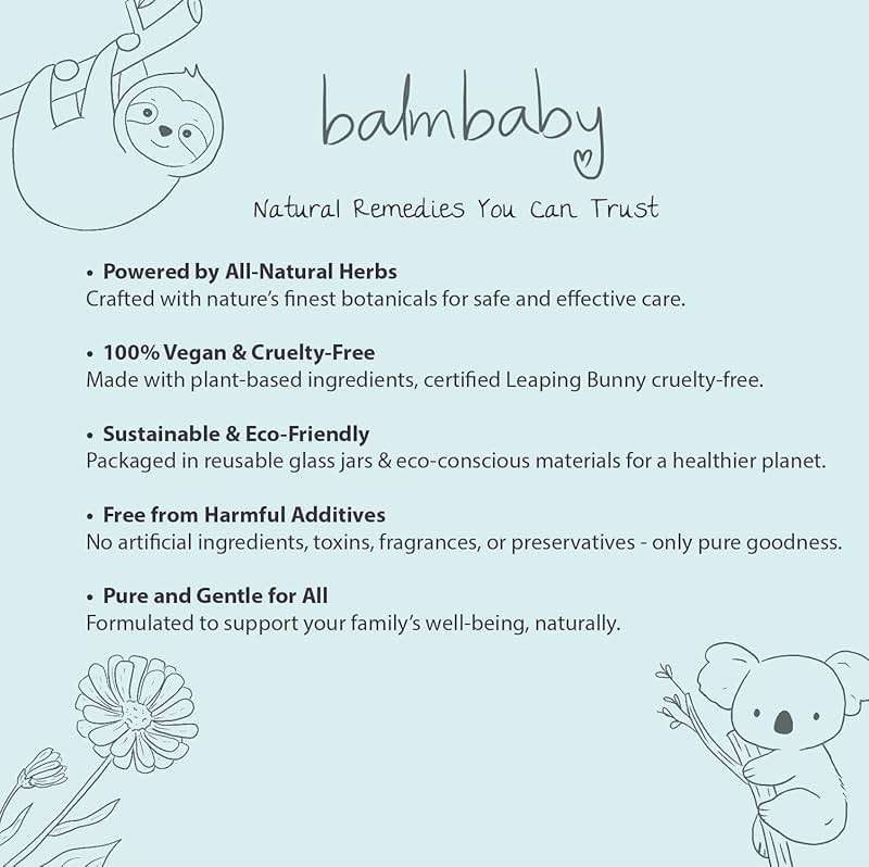 Balm Baby Teething Rescue Kit – Bye Bye Teething Natural Calming Tincture & Topical Teething Oil Rub | Kids Relief for Gum Inflamation & Discomfort - Organic, Herbal and Gentle - Glass Bottles - Image 2
