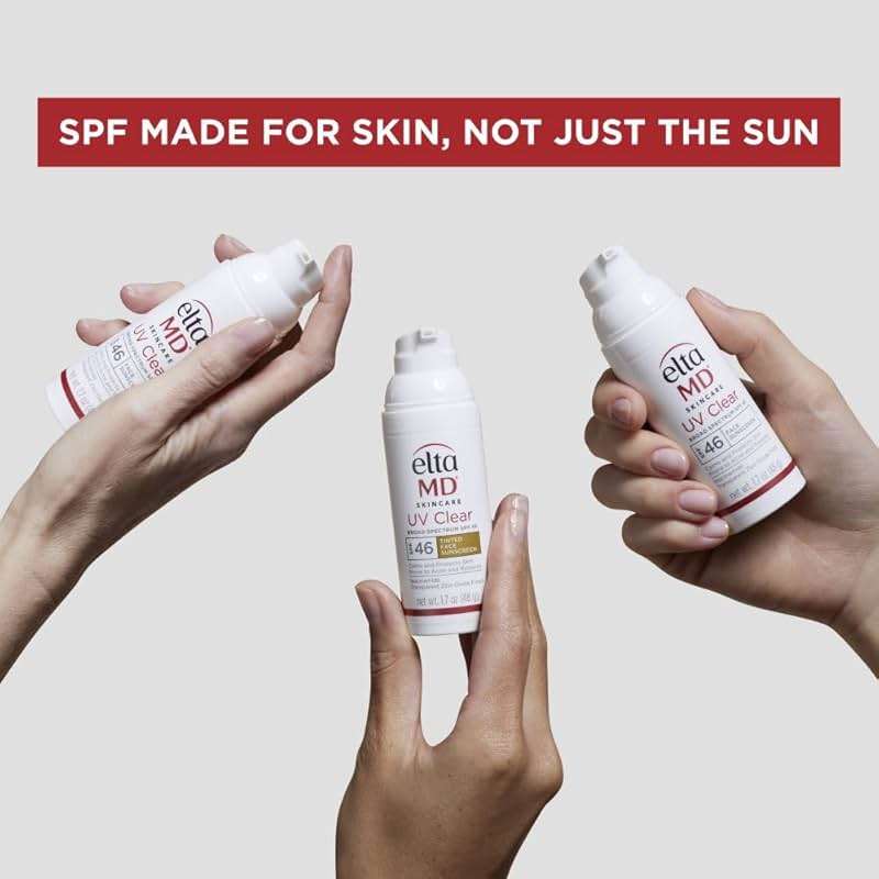EltaMD UV Clear Tinted Sunscreen for Face, SPF 46 with Zinc Oxide, Oil-Free, Dermatologist Recommended, For Acne-Prone Sensitive Skin, 1.7 oz - Image 10