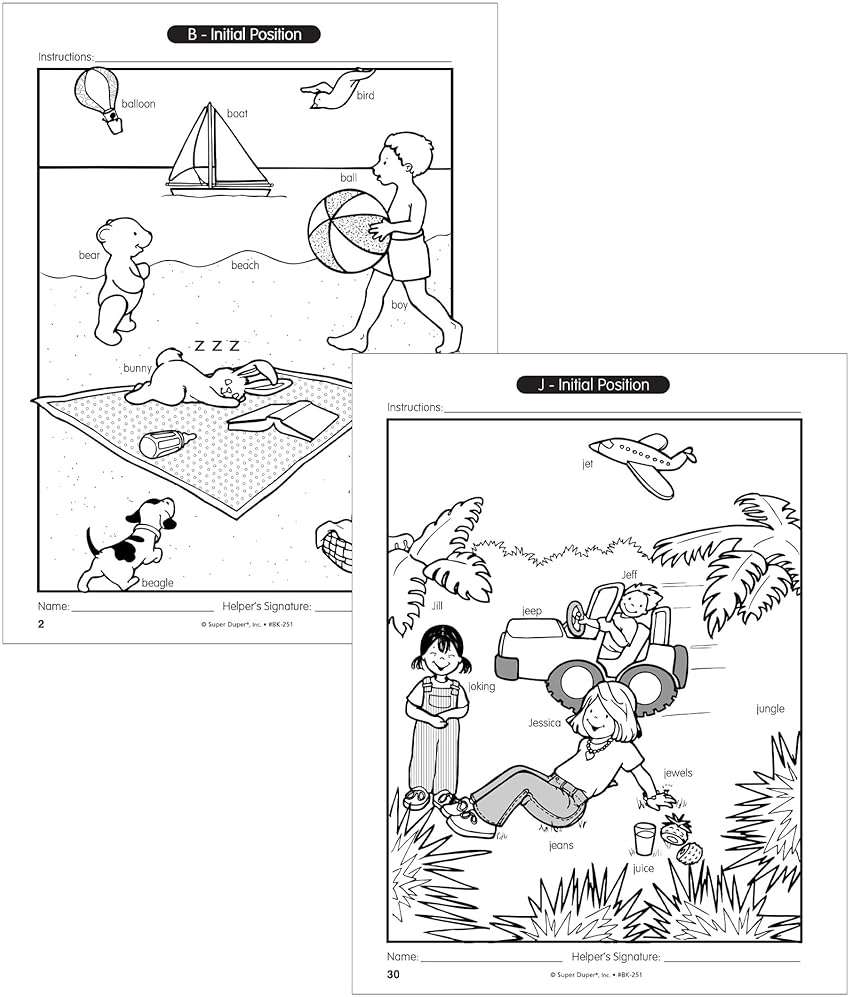 Super Duper Publications | 134 Sound-Loaded Scenes for Articulation: 20 Sounds plus Blends Book | Educational Learning Resource for Children - Image 6