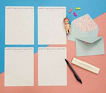 SCStyle 32 Cute Kawaii Lovely Special Design Writing Stationery Paper with 16 Envelope - 32 Letter paper (7.1x5.2 inch) by SCStyle - Image 7