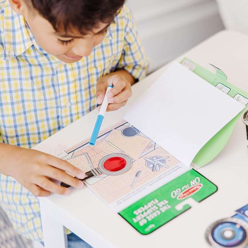 Melissa & Doug On The Go Secret Decoder Activity Book - The Case of The Slippery Flippers - Image 2