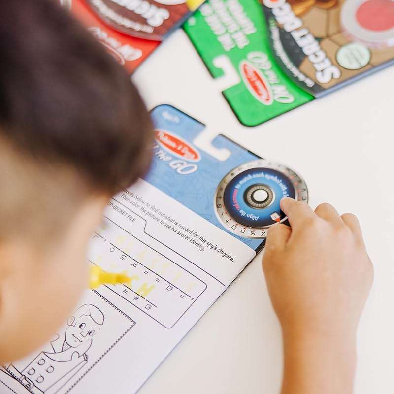 Melissa & Doug On The Go Secret Decoder Activity Book - The Case of The Slippery Flippers - Image 5