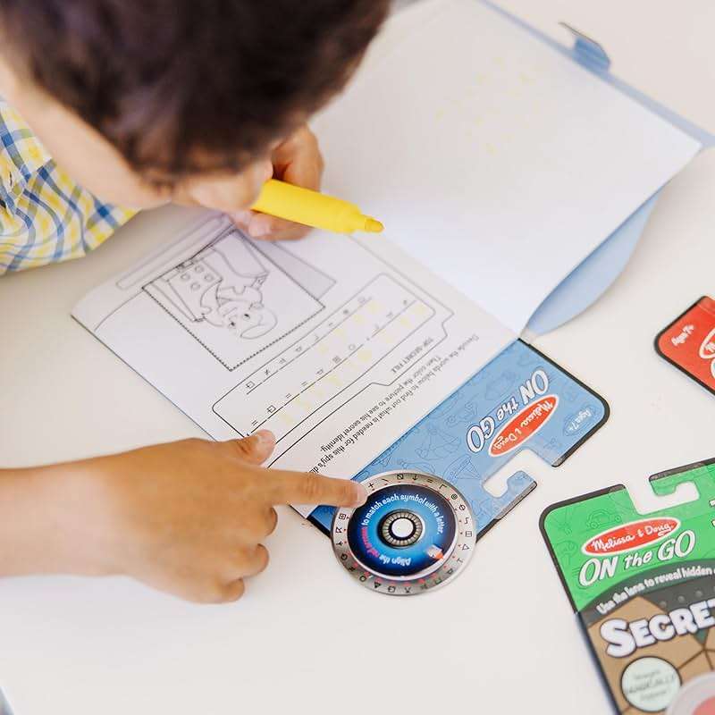 Melissa & Doug On The Go Secret Decoder Activity Book - The Case of The Slippery Flippers - Image 7