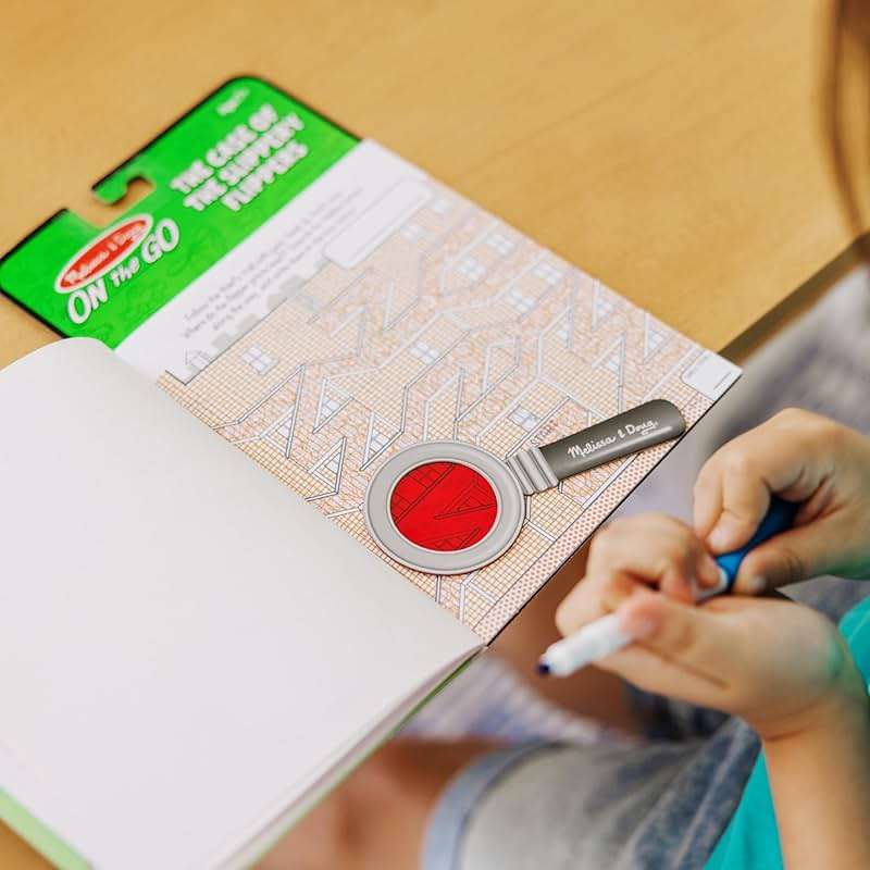 Melissa & Doug On The Go Secret Decoder Activity Book - The Case of The Slippery Flippers - Image 8