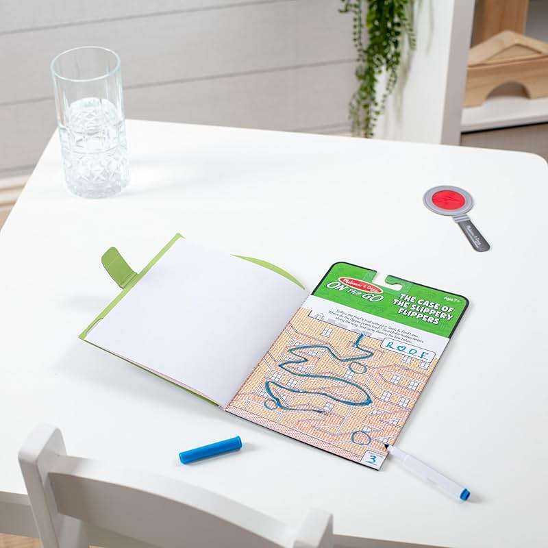Melissa & Doug On The Go Secret Decoder Activity Book - The Case of The Slippery Flippers - Image 9